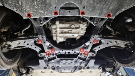 Scut motor metalic oțel 2mm Toyota BZ4X (2022 - 2026) - Karmaster.ro [4]
