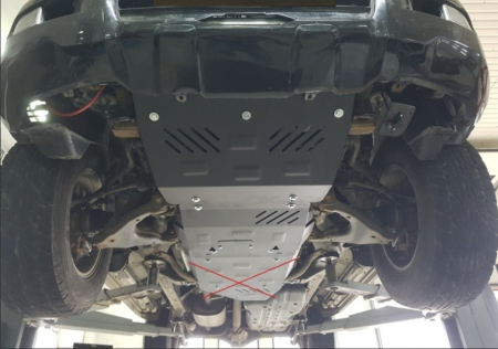 Scut Metalic Motor, Radiator și Bară Față Toyota FJ Cruiser (2006 - 2018) - Oțel 2.5mm, Cod 26.172 [10]