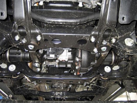 Scut Motor și Radiator Toyota Hilux 2004-2015 Oțel 3mm Karmaster [4]