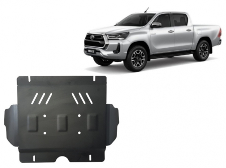 Scut Motor Metalic Toyota Hilux Invincible (2021 - Prezent) - Oțel 3mm [1]