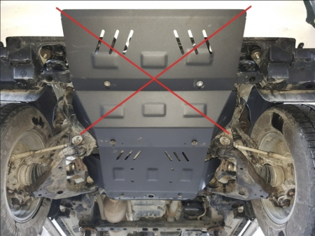 Scut Motor Metalic Toyota Hilux Invincible (2021 - Prezent) - Oțel 3mm [3]