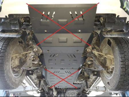 Scut Metalic Protecție Motor Toyota Hilux Revo 2016-2026 - Oțel 3 milimetri Karmaster [4]