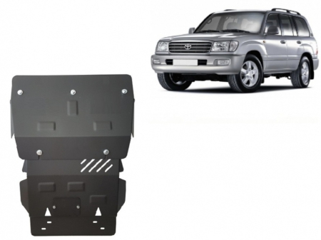 Scut Metalic Motor Oțel 2.5mm Toyota Land Cruiser J100 1998-2008 - Protecție Radiator și Bară [1]