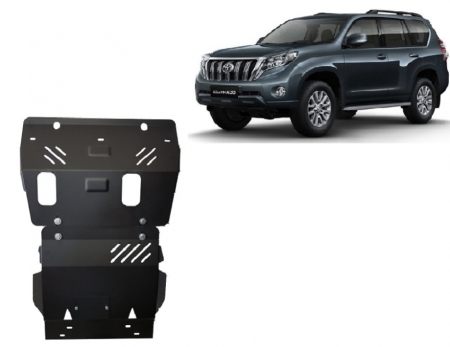 Scut Metalic Motor Oțel 2.5mm Toyota Land Cruiser J150 2009-2026 - Protecție Radiator și Bară [1]