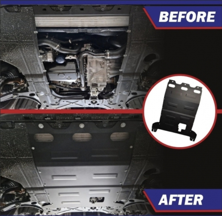 Scut metalic motor, cutie de viteză și radiator Toyota Proace Max (2024 - 2026) – Oțel 2.5mm [10]