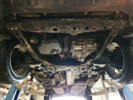 Scut metalic motor, cutie viteză, radiator și bară față Toyota RAV 4 (2006-2013) Diesel – Oțel 2mm [3]