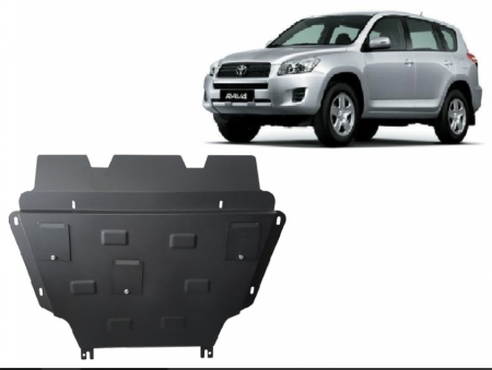 Scut metalic motor, cutie viteză, radiator și bară față Toyota RAV 4 (2006-2013) Diesel – Oțel 2mm [1]