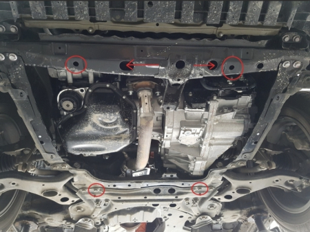 Scut metalic motor, cutie viteză și radiator Toyota RAV 4 (2013 - 2018) – Oțel 2mm [3]