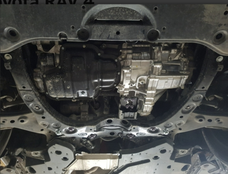 Scut metalic motor, cutie viteză, radiator și bară față Toyota RAV 4 (2018 - 2026) – Oțel 2mm [4]
