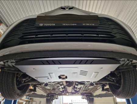 Scut motor metalic Toyota Yaris (2005 - 2011) - Protecție 2mm [7]