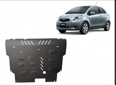 Scut motor metalic Toyota Yaris Diesel (2005 - 2011) - Protecție 2mm [1]