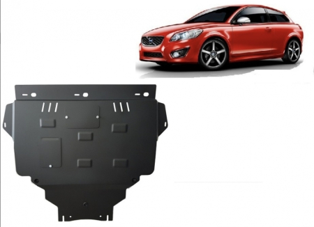 Scut Motor Metalic Volvo C30 (2006 - 2013) Protecție Profesională 2mm Karmaster [1]