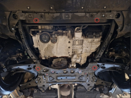 Scut Motor Metalic Volvo C40 (2022 - 2026) Protecție Profesională 2mm Karmaster [3]
