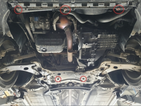 Scut Motor Metalic Volvo S40 (2004 - 2012) Protecție Profesională 2mm Karmaster [3]