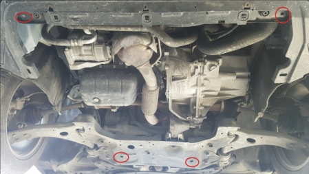 Scut Motor Metalic Volvo V40 (2012 - 2019) Protecție Profesională 2mm Karmaster [3]