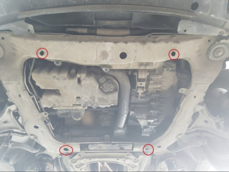 Scut Motor Metalic Volvo V70 (2000 - 2007) Protecție Profesională 2mm Karmaster [3]