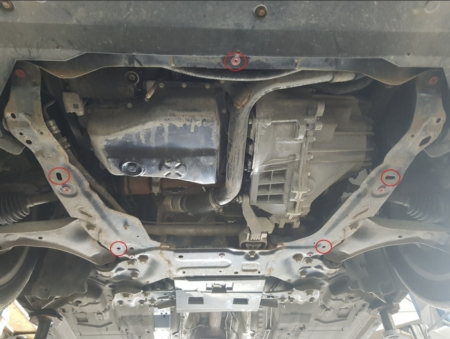 Scut motor metalic oțel 2mm Volvo XC70 2007-2016 cod 30.055 karmaster.ro [3]