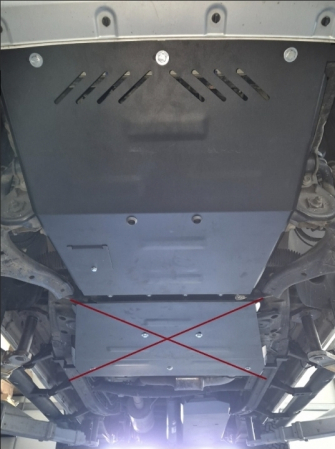 Scut motor metalic VW Amarok (2010 - 2022) - Protecție 3mm [8]