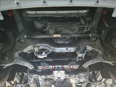 Scut motor metalic VW Amarok (2010 - 2022) - Protecție 3mm [3]