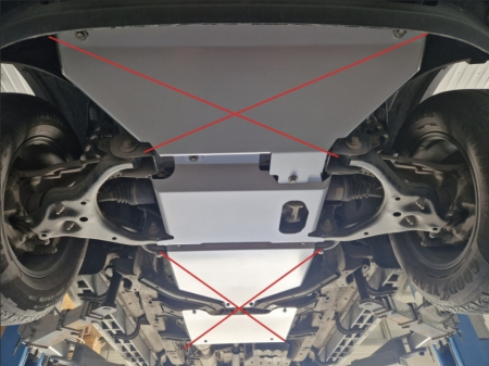 Scut motor metalic VW Amarok (2022 - 2026) - Oțel 3mm - Karmaster [4]