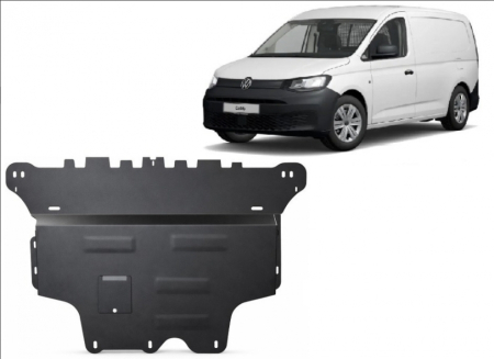 Scut motor metalic Volkswagen Caddy 2020 - prezent cutie automata din otel de 2 mm [1]
