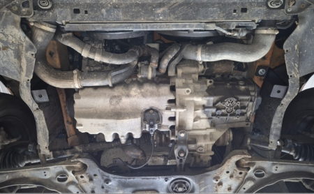 Scut motor metalic Volkswagen Caddy 2011 - 2020 din otel de 2 mm [4]