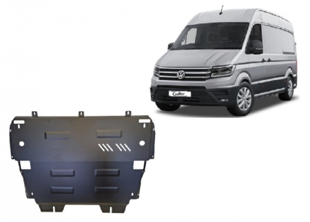 Scut motor metalic Volkswagen Crafter 2017 - prezent grosime 3 mm [1]