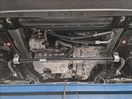 Scut motor metalic Volkswagen Crafter 2017 - prezent grosime 3 mm [3]