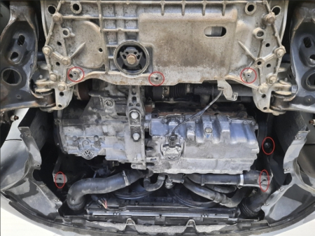 Scut Motor Metalic VW Golf 6 2010-2012 1.2 1.4 TSI 1.6 TDI Protecție Profesională Fereastră Ulei Karmaster [3]