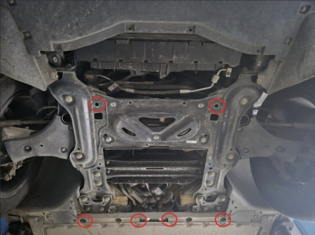 Scut motor metalic VW ID.4 (2021 - prezent) - Protecție oțel 2mm cod 30.153 [3]