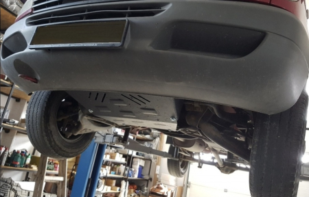 Scut Motor Metalic VW LT 1996-2006 Protecție Profesională Oțel 2.5mm Baie Ulei Karmaster [7]