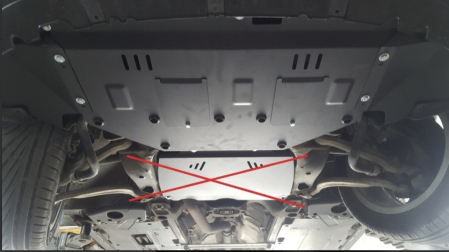 Scut Motor Metalic VW Passat V6 2.5 TDI 1997-2005 Protecție Profesională Radiator Bară Oțel 2mm Karmaster [7]