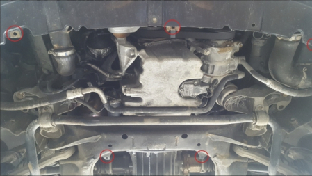 Scut Motor Metalic VW Passat V6 2.5 TDI 1997-2005 Protecție Profesională Radiator Bară Oțel 2mm Karmaster [3]