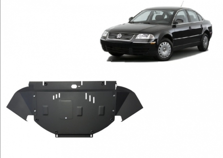 Scut Motor Metalic VW Passat V6 2.5 TDI 1997-2005 Protecție Profesională Radiator Bară Oțel 2mm Karmaster [1]