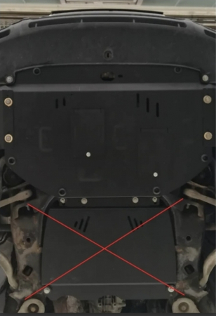 Scut Motor Metalic VW Passat B5 1997-2000 Protecție Profesională Radiator Bară Oțel 2mm Karmaster [7]