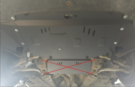 Scut Motor Metalic VW Passat B5 1997-2000 Protecție Profesională Radiator Bară Oțel 2mm Karmaster [4]