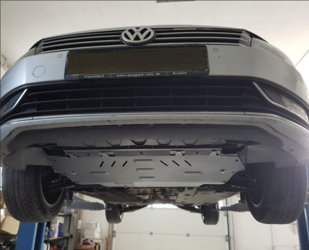 Scut Motor Metalic VW Passat B7 2010-2014 Protecție Profesională Motor Cutie Radiator Bară Față Karmaster [6]
