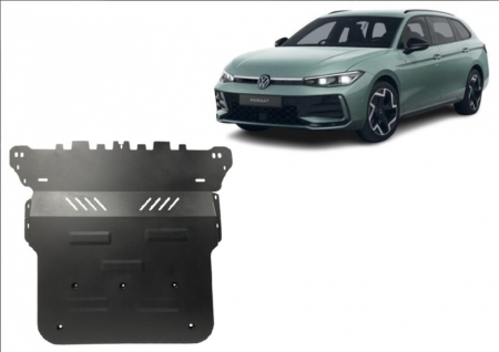 Scut Motor Metalic VW Passat B9 2024-2026 Protecție Profesională Motor Cutie Radiator Caseta Direcție Karmaster [1]