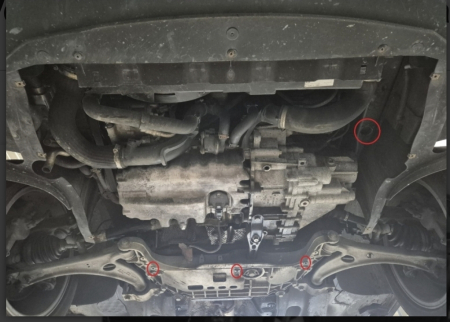 Scut Motor Metalic VW Sharan - cu Webasto (2010 - 2022) – Protecție Profesională 2mm [2]