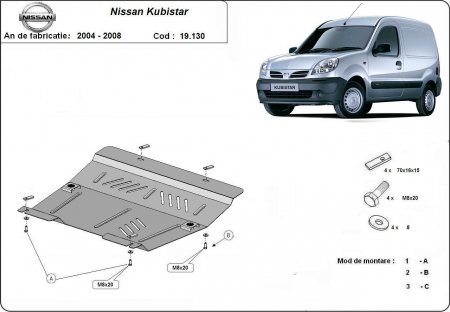 Scut motor Nissan - Scut motor metalic Nissan Kubistar 2004-2008