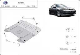 Scut motor SAAB - Scut motor metalic SAAB 9-3 fabricat intre 2002-2011