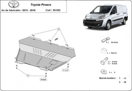 Scut motor Toyota - Scut motor metalic Toyota Proace 2013-2016