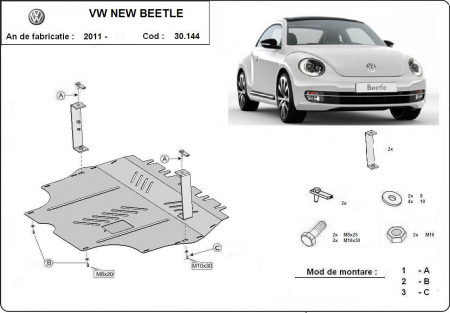 Scut motor Vw New Beetle - Scut motor metalic VW New Beetle dupa 2011