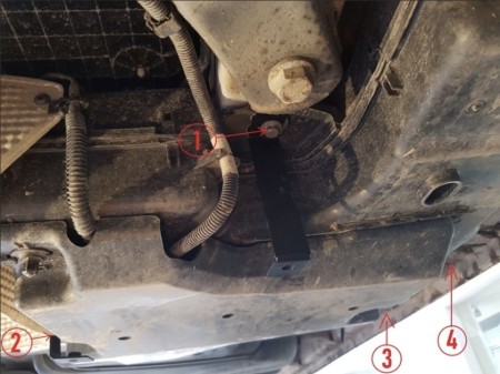 Scut rezervor AdBlue Volkswagen Crafter 2017 - prezent din otel de 2 mm [3]