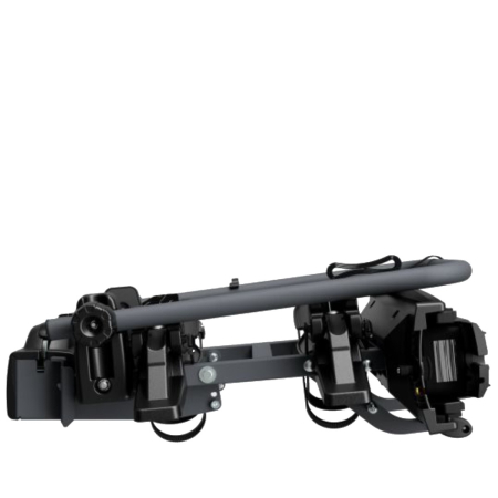 Suport 2 biciclete Peruzzo Pure Instinct 708W compatibil cu biciclete electrice cu prindere pe carligul de remorcare, Anthracite Grey [2]