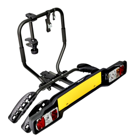 Suporturi biciclete - Suport 2 biciclete Peruzzo Siena 669N cu prindere pe carligul de remorcare, Negru