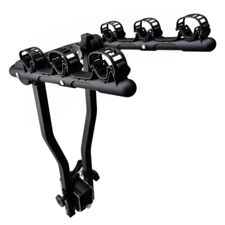 Suporturi biciclete - Suport 3 biciclete Peruzzo Arezzo 667/3N cu prindere pe carligul de remorcare, Negru