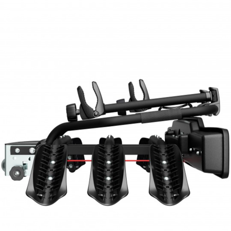 Suport 3 biciclete Peruzzo Siena 668/3N cu prindere pe carligul de remorcare, Negru [3]