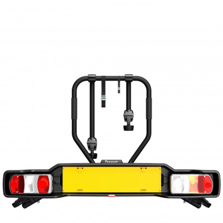 Suport 3 biciclete Peruzzo Siena 668/3N cu prindere pe carligul de remorcare, Negru [5]