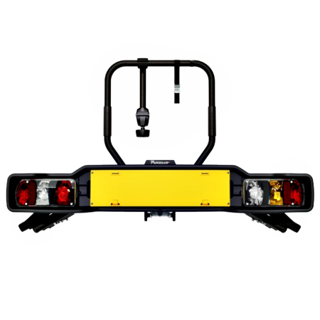 Suport 3 biciclete Peruzzo Siena 669/3N cu prindere pe carligul de remorcare, Negru [1]